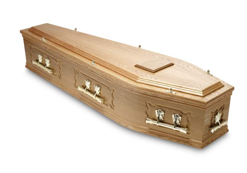 Chipboard coffin